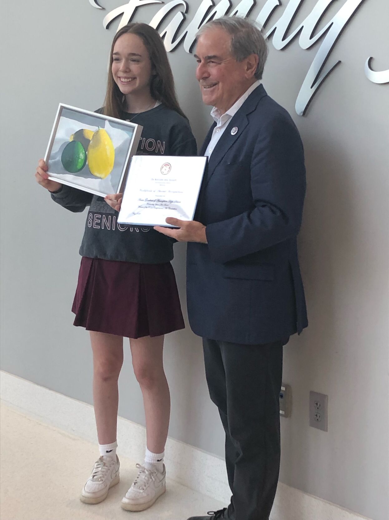 Yarmuth with Anna Gardone