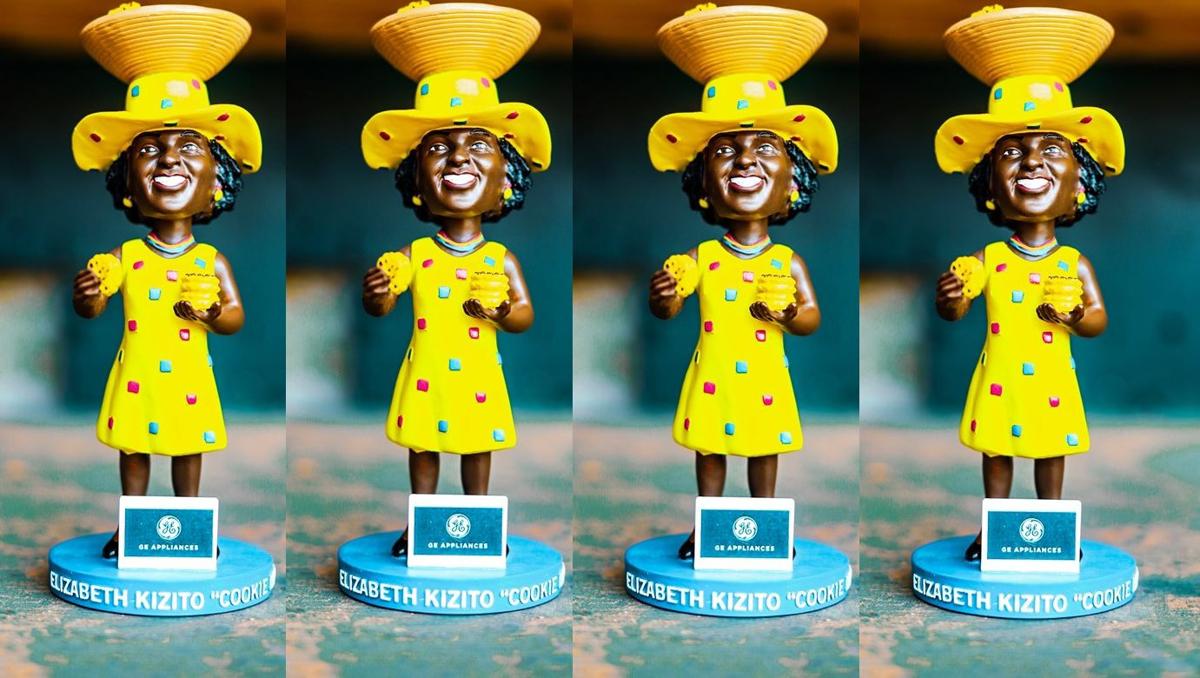 Louisville Bats Giving Away Kizito Cookie Lady Bobbleheads At