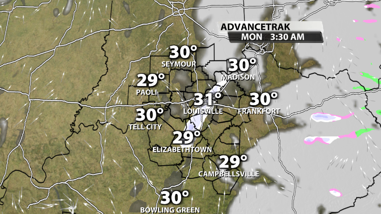 Updated Sunday Rain Timing And Temperature Swing | Weather Blog | Wdrb.com