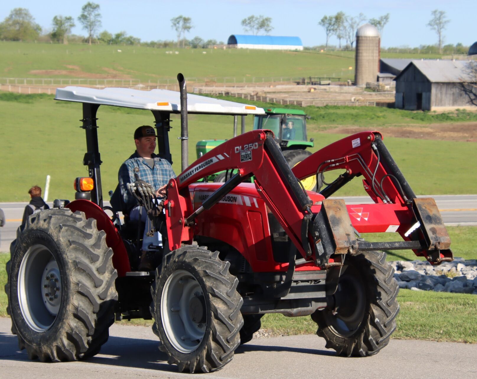 2023 'Drive Your Tractor to School Day' at Henry County High School in New Castle, Kentucky