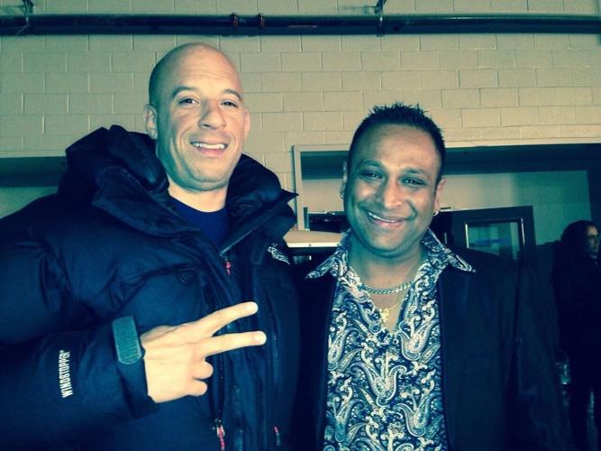 Inder Kumar, Hollywood stunt man