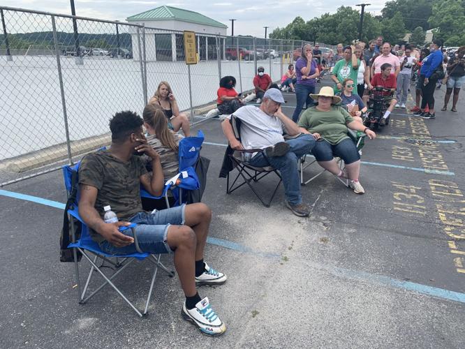 unemployment line Kentucky 6-17-20