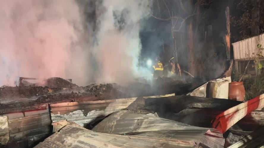 Johnson Hollow mobile home fire