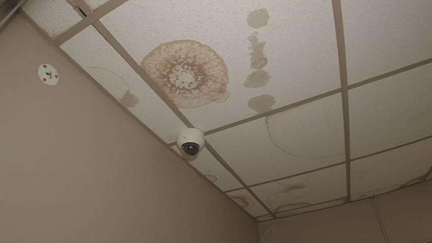 Damage at Old Sellersburg Police Department Building