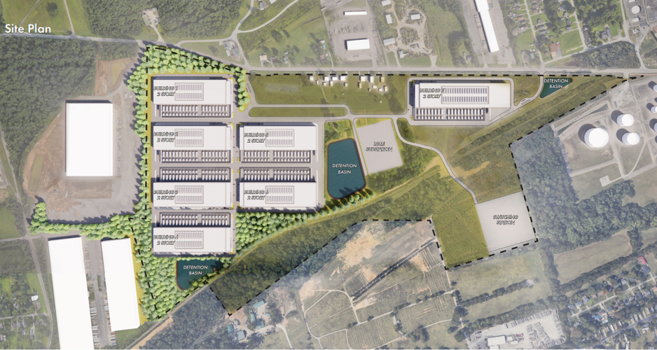Camp Ground Road  data center aerial