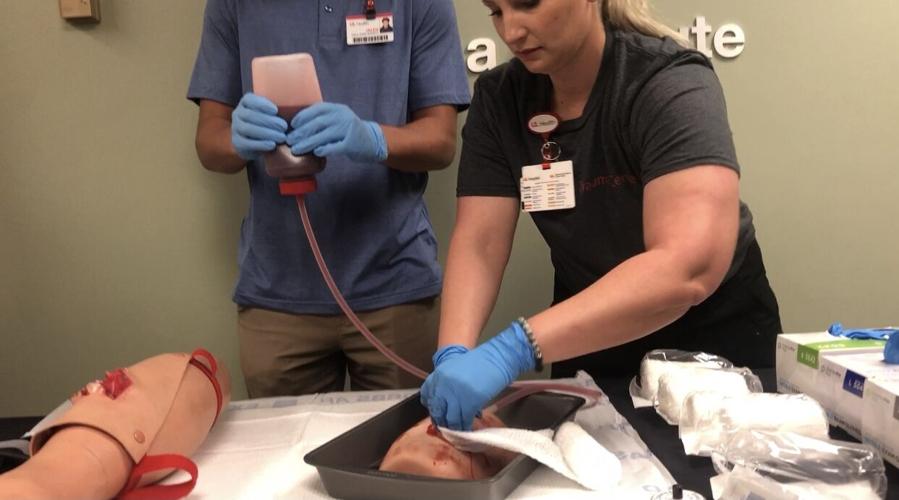 Stop the Bleed training with U of L Health