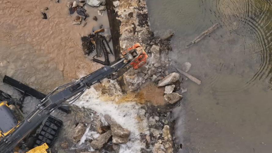 Providence Mill Dam demo drone 1-13-26