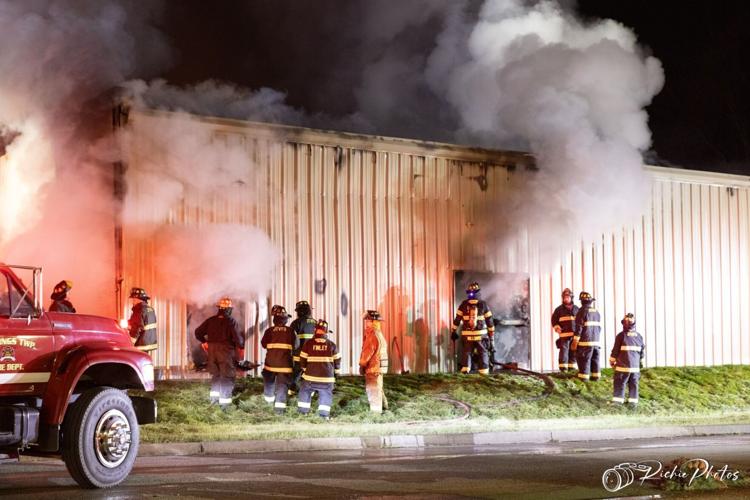 Dollar General in Austin, Indiana on fire - 2.10.25