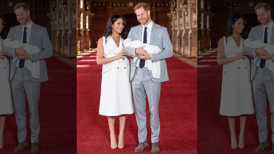 Meghan Markle and Prince Harry show new baby