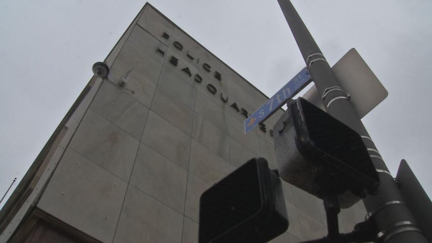 Louisville Metro Police Headquarters in downtown Louisville, Ky.