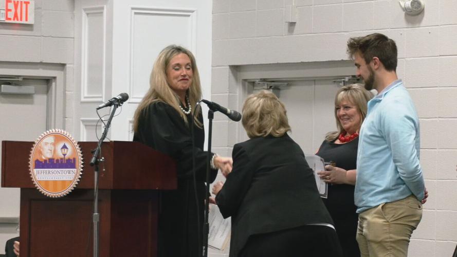 Carol Pike swearing in as new Jeffersontown Mayor 12-29-22.jpeg