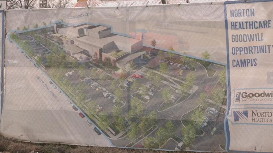 Norton West Louisville Hospital construction update rendering - 2.9.24