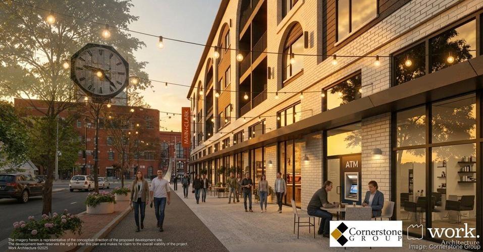 Main + Clark rendering via LBF/Cornerstone Group