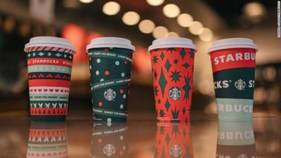 Starbucks' 2020 holiday cups