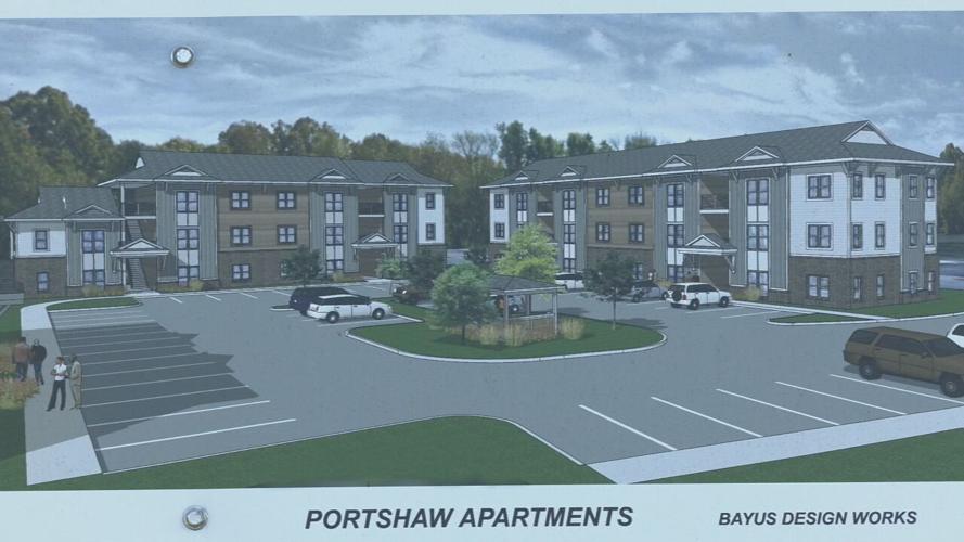 Rendering of Portshaw Apartments in Louisville's Shawnee neighborhood