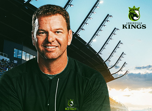 Louisville Kings head football coach Chris Redman