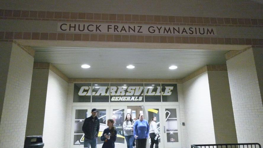 Clarksville High School renames gym after Chuck Franz - 1.5.24