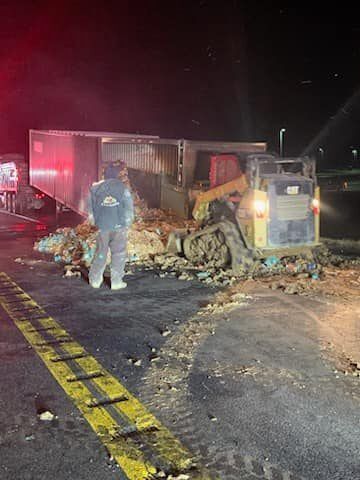 Semi with girl scout cookies on fire 2.jpg