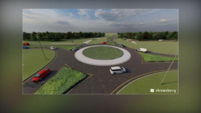Salem, Indiana, roundabout rendering