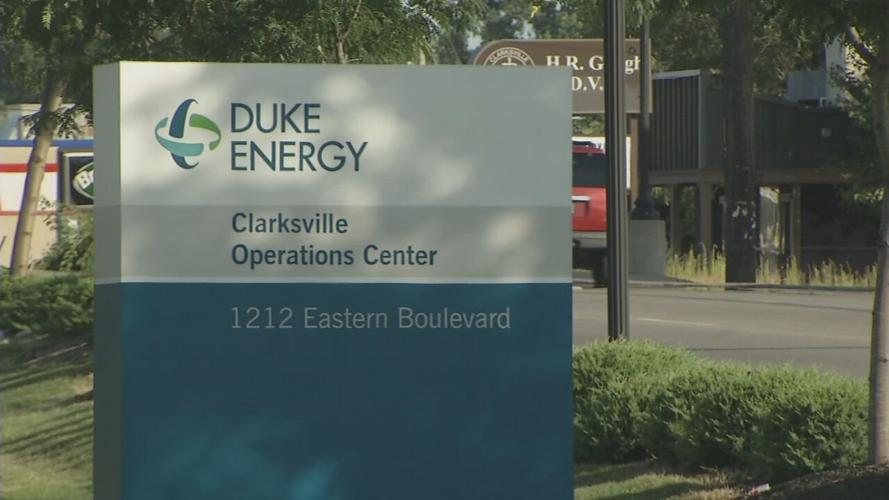 Duke Energy sign in southern Indiana