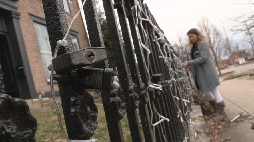 New Albany love locks 1