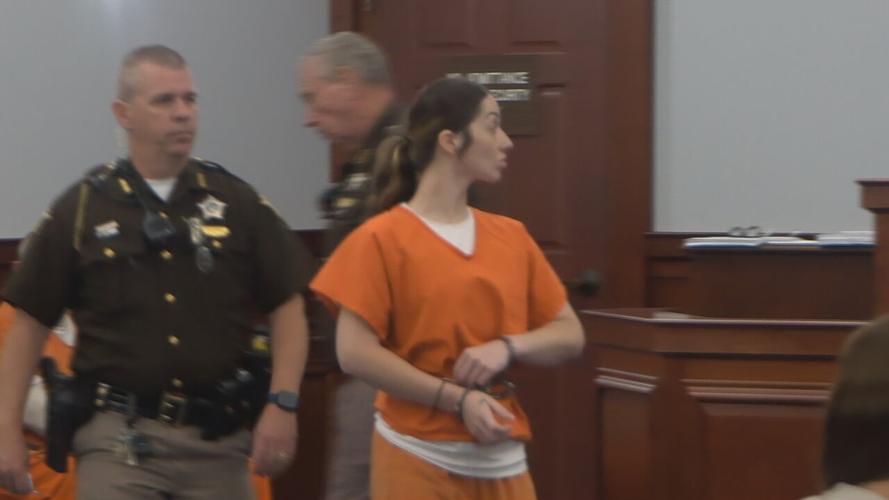 Tiffanie Lucas appears in court in Bullitt County court