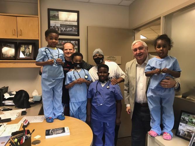 Future Healers with doctors