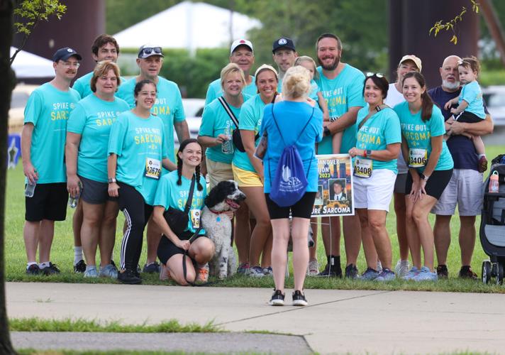 Team poses for photo at Race to Cure Sarcoma.JPG