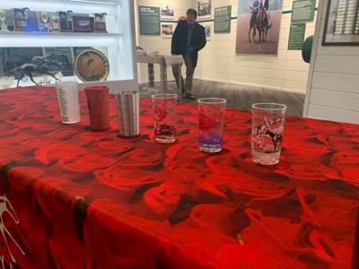 Derby Glass with curator