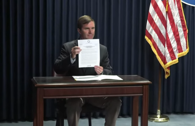 Beshear House Bill 9 veto message.png