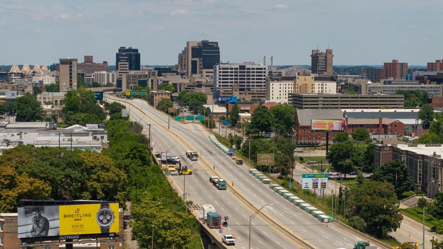 I-65 construction over Kentucky and Brooks streets 6-4-26