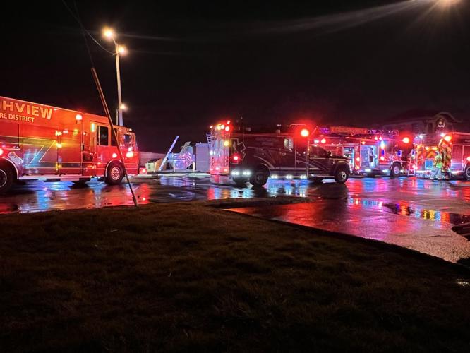 Fire at Roosters on Preston Highway front of restaurant - 3.17.23