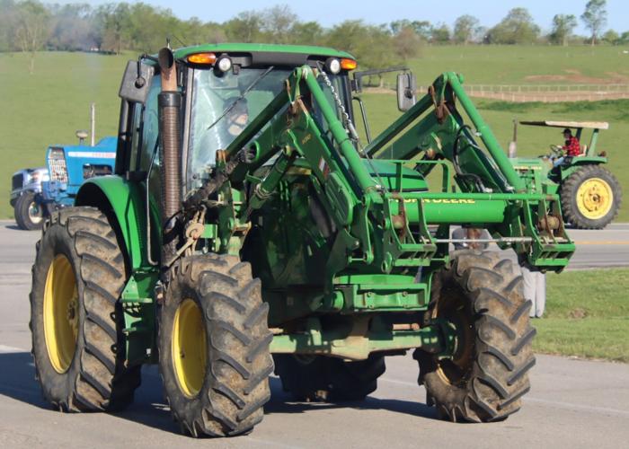 2023 'Drive Your Tractor to School Day' at Henry County High School in New Castle, Kentucky