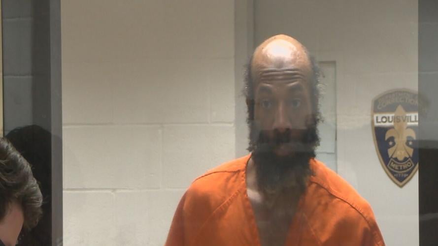Jervon Woodson in court in Louisville, Ky.