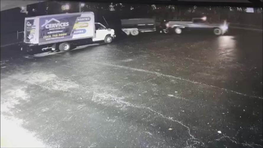 The owner of Cervices Roofing said someone stole the company's trailer. She shared surveillance video with WDRB News.