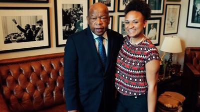U.S. Rep. John Lewis, Nakia Ridgeway