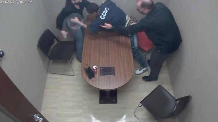 Accused child killer tries to grab cop's gun