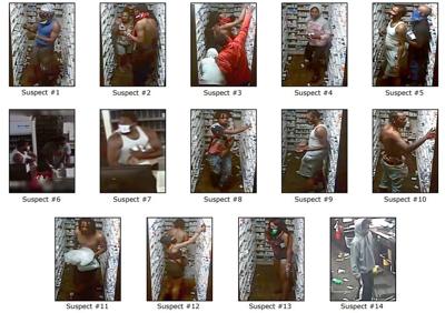 FBI collage of Kroger break-in perps