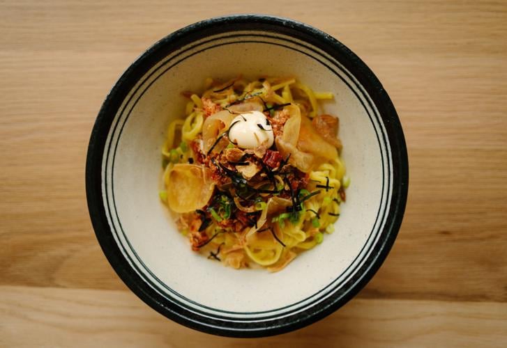 Chili She Crab Noodles at Enso