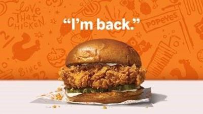 Popeyes Chicken Sandwich Returns