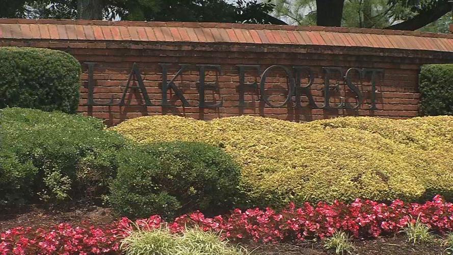 Lake forest sign