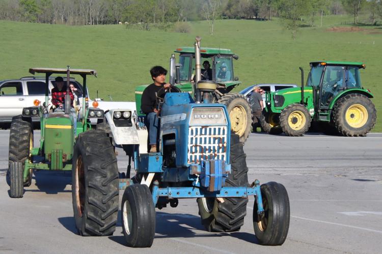 2023 'Drive Your Tractor to School Day' at Henry County High School in New Castle, Kentucky