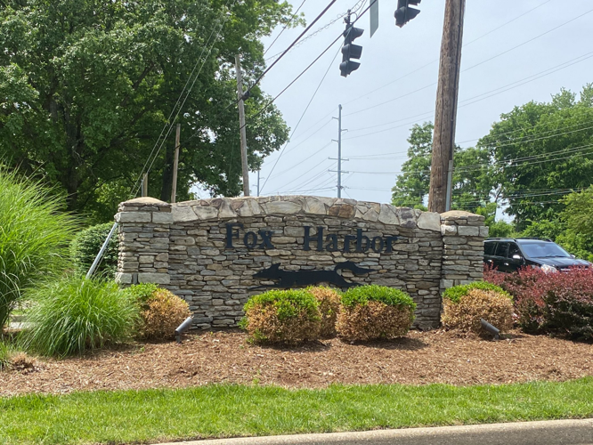 Fox Harbor Neighborhood entrance
