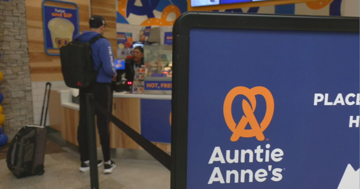 Auntie Anne’s opens new location at Louisville airport