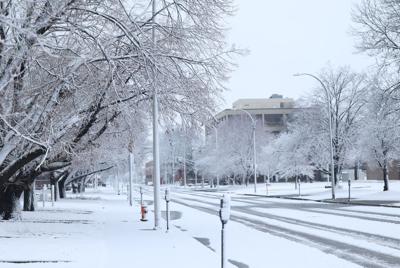 7th Street in snow in Louisville