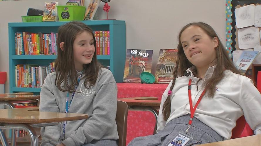 Sophie McNickle and Kate Voss, Christian Academy of Louisville students