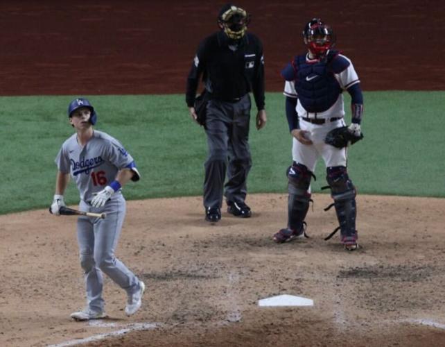 Will Smith hits a home run for the Dodgers in Game 6 of the NLCS