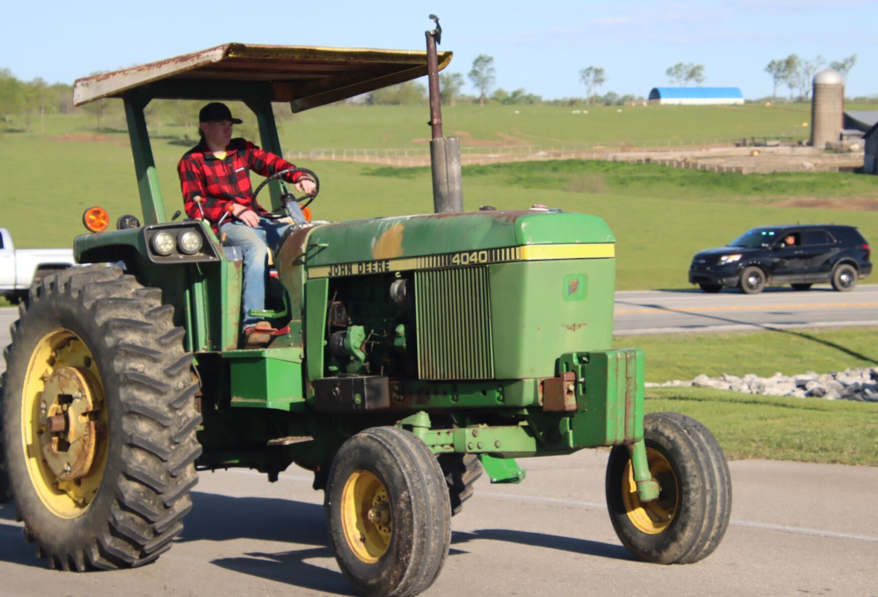 2023 'Drive Your Tractor to School Day' at Henry County High School in New Castle, Kentucky