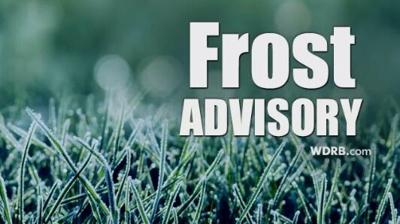 Frost Advisory and Weekend Rain