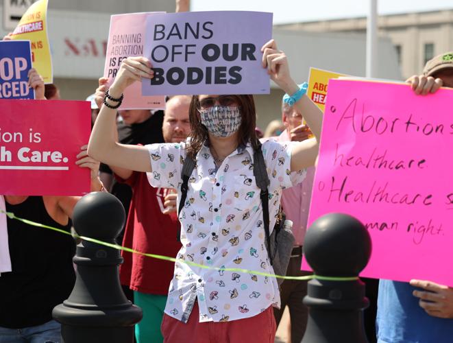 Abortion rally in downtown Louisville